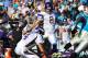 CHARLOTTE, NC - OCTOBER 30: Kicker Ryan Longwell #8 converts a 31-yard, game-winning field goal in the fourth quarter against the Carolina Panthers October 30, 2011 at Bank of America Stadium in Charlotte, North Carolina. The Vikings won 24 - 21. (Photo by Al Messerschmidt/Getty Images)