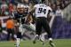 FOXBORO, MA - AUGUST 11: Nate Solder #77 of the New England Patriots battles Jeremy Mincey #94 of the Jacksonville Jaguars during a preseason game at Gillette Stadium on August 11, 2011 in Foxboro, Massachusetts. (Photo by Jim Rogash/Getty Images)