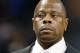 OKLAHOMA CITY, OK -DECEMBER 25: Orlando Magic Assistant Coach Patrick Ewing looks on during the NBA season opening game December 25, 2011 at the Chesapeake Energy Arena in Oklahoma City, Oklahoma. Oklahoma City defeated Orlando 97-89. NOTE TO USER: User expressly acknowledges and agrees that, by downloading and or using this Photograph, user is consenting to the terms and conditions of the Getty Images License Agreement. (Photo by Brett Deering/Getty Images)