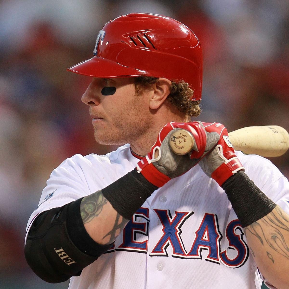 Josh Hamilton low key about 4-HR game, future in Texas - CBS News