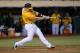 Brandon Inge blasts A's past Blue Jays