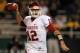 WACO, TX - NOVEMBER 19: Landry Jones #12 of the Oklahoma Sooners throws against the Baylor Bears at Floyd Casey Stadium on November 19, 2011 in Waco, Texas. (Photo by Ronald Martinez/Getty Images)