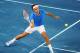 MADRID, SPAIN - MAY 09: Roger Federer of Switzerland in action during his 3rd round match with Milos Raonic of Canada in the Mutua Madrilena Madrid Open at the Caja Magica on May 9, 2012 in Madrid, Spain. (Photo by Mike Hewitt/Getty Images)
