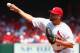 ST. LOUIS, MO - MAY 3: Starter Jake Westbrook #35 of the St. Louis Cardinals pitches against the Pittsburgh Pirates at Busch Stadium on May 3, 2012 in St. Louis, Missouri. (Photo by Dilip Vishwanat/Getty Images)