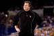 INDIANAPOLIS - APRIL 03: Head coach Bob Huggins of the West Virginia Mountaineers looks on as he coaches against the Duke Blue Devils during the National Semifinal game of the 2010 NCAA Division I Men's Basketball Championship at Lucas Oil Stadium on April 3, 2010 in Indianapolis, Indiana. (Photo by Andy Lyons/Getty Images)