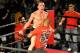 Sam King celebrates after his win at SNF IV