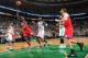 Jrue Holiday was big for the 76ers in Game 2 (Photo by Brian Babineau/NBAE via Getty Images)