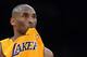 LOS ANGELES, CA - MAY 12: Kobe Bryant #24 of the Los Angeles Lakers reacts late in the fourth quarter while taking on the Denver Nuggets in Game Seven of the Western Conference Quarterfinals in the 2012 NBA Playoffs on May 12, 2012 at Staples Center in Los Angeles, California. NOTE TO USER: User expressly acknowledges and agrees that, by downloading and or using this photograph, User is consenting to the terms and conditions of the Getty Images License Agreement. (Photo by Harry How/Getty Images)