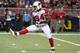 ST. LOUIS, MO - NOVEMBER 27: Sam Acho #94 of the Arizona Cardinals celebrates his sack against the St. Louis Rams at the Edward Jones Dome on November 27, 2011 in St. Louis, Missouri. The Cardinals beat the Rams 23-20. (Photo by Dilip Vishwanat/Getty Images)