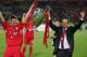 ISTANBUL, TURKEY - MAY 25: Liverpool captain Steven Gerrard and Liverpool manager Rafael Benitez of Spain lift the European Cup after Liverpool won the European Champions League final between Liverpool and AC Milan on May 25, 2005 at the Ataturk Olympic Stadium in Istanbul, Turkey. (Photo by Mike Hewitt/Getty Images)