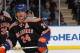 UNIONDALE, NY - APRIL 05: Steve Staios #24 of the New York Islanders skates in his 1000th NHL game against the Winnipeg Jets at the Nassau Veterans Memorial Coliseum on April 5, 2012 in Uniondale, New York. The Islanders defeated the Jets 5-4. (Photo by Bruce Bennett/Getty Images)