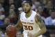 KANSAS CITY, MO - MARCH 08: Royce White #30 of the Iowa State Cyclones brings the ball up court during a game against the Texas Longhorns in the quarterfinals of the Big 12 Basketball Tournament March 8, 2012 at Sprint Center in Kansas City, Missouri. (Photo by Ed Zurga/Getty Images)