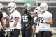 NAPA, CA - AUGUST 01: Rolando McClain #55 of the Oakland Raiders works out during the Raiders training camp at their Napa Valley Training Complex on August 1, 2010 in Napa, California. (Photo by Ezra Shaw/Getty Images)