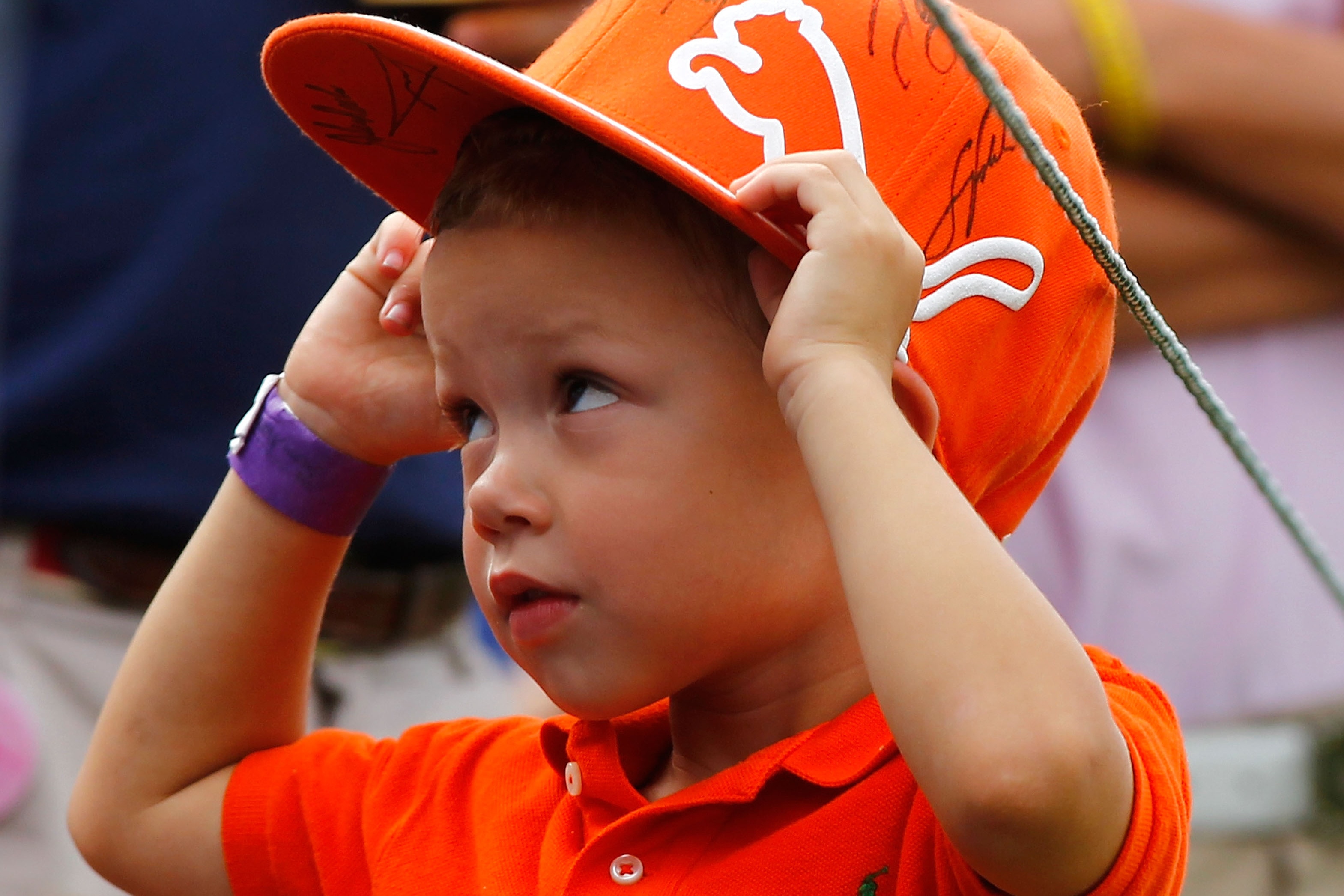 rickie fowler orange hat