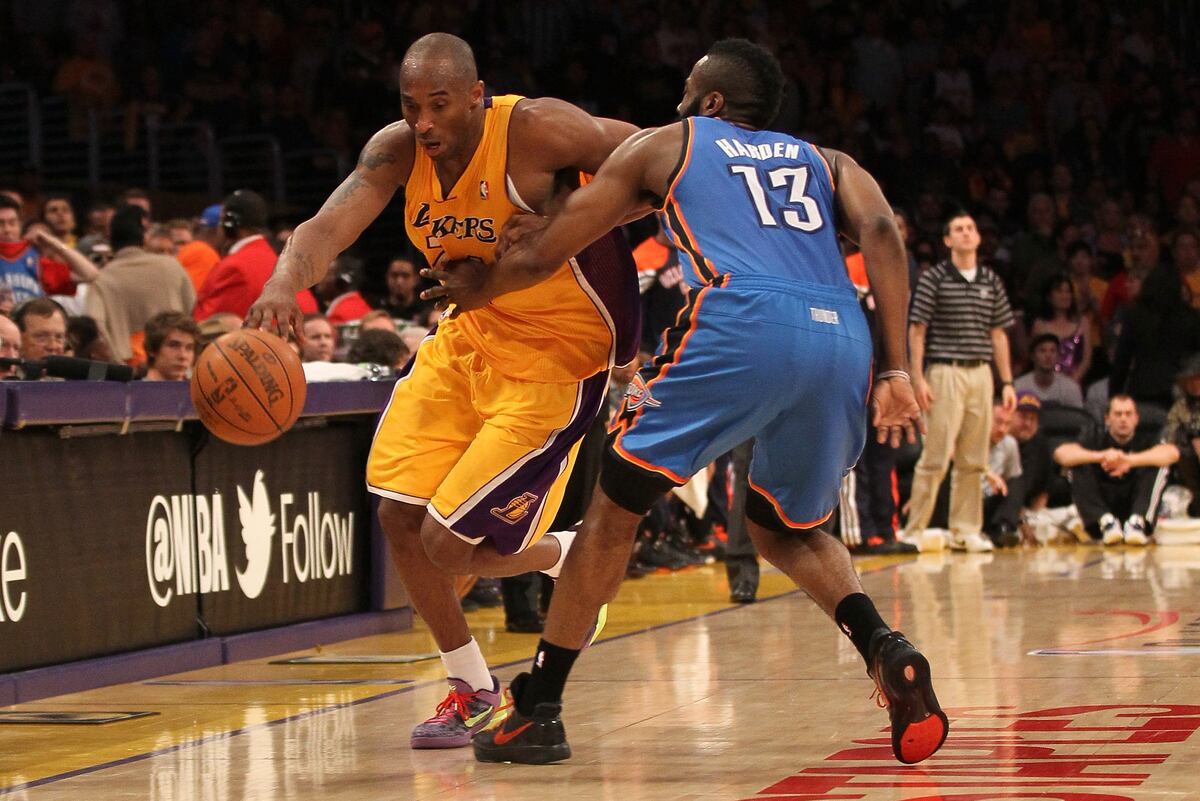 NBA Playoffs 2012 Kobe Bryant Is Eliminating James Harden's Impact for