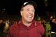 ORLANDO, FL - DECEMBER 29: Coach Jimbo Fisher of the Florida State Seminoles celebrates a victory against the Notre Dame Fight Irish in the 2011 Champs Sports Bowl December 29, 2011 at the Florida Citrus Bowl in Orlando, Florida. FSU won 18 15. (Photo by Al Messerschmidt/Getty Images)