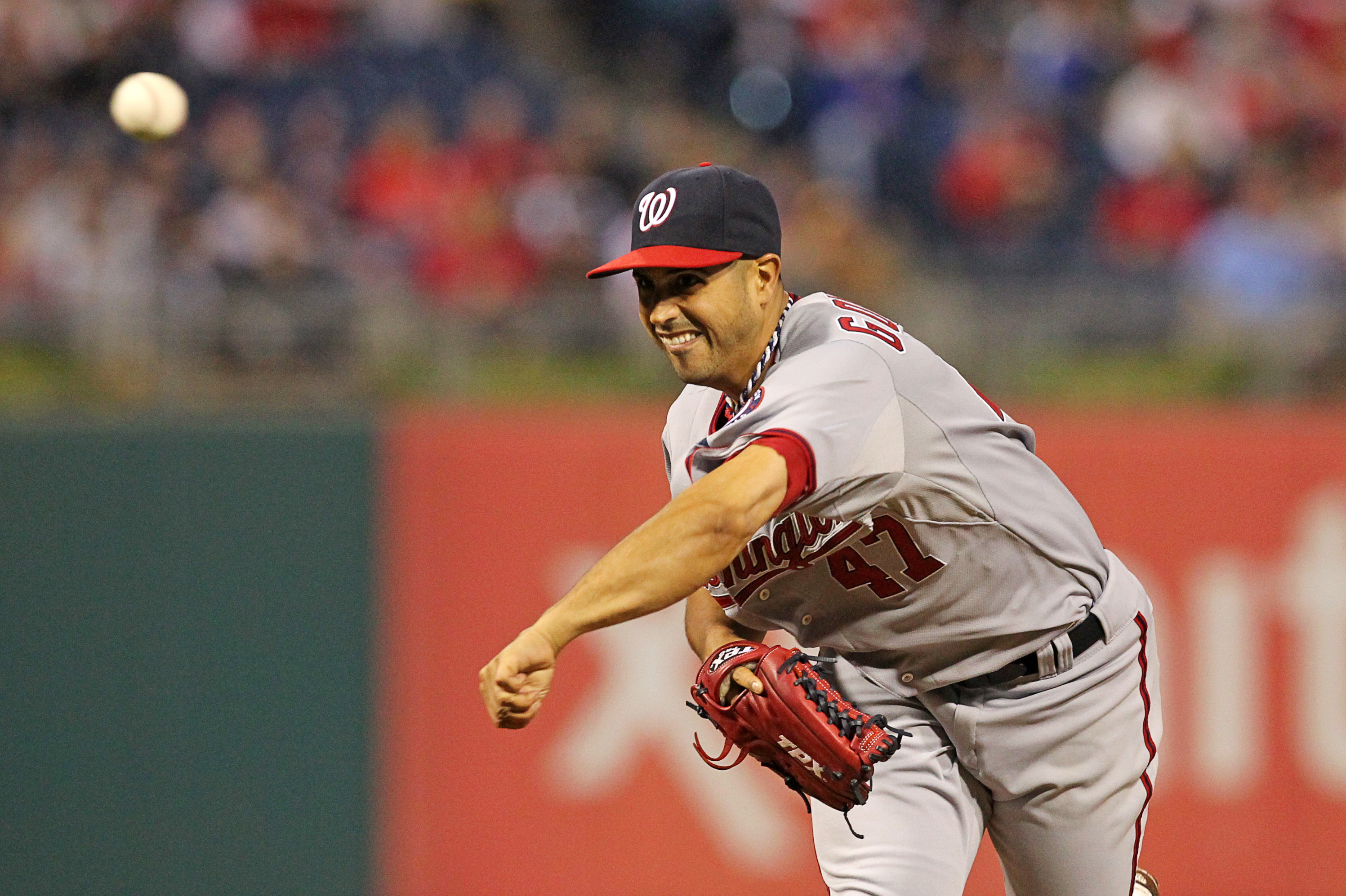 Nationals' Gio Gonzalez Throws Bullpen Session With Yankees' Great