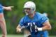 ALLEN PARK, MI - MAY 12: Riley Reiff #71 of the Detroit Lions does a drill during a rookie mini camp at the Detroit Lions Headquarters and Training Facility on May 12, 2012 in Allen Park, Michigan. (Photo by Gregory Shamus/Getty Images)