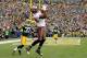 GREEN BAY, WI - NOVEMBER 20: Kellen Winslow #82 of the Tampa Bay Buccaneers catches a pass in the endzone fopr an apparent touchdown against the Green Bay Packers at Lambeau Field on November 20, 2011 in Green Bay, Wisconsin. The play was called back due to offensive interference. (Photo by Matthew Stockman/Getty Images)