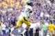 SEATTLE, WA - SEPTEMBER 24: Keenan Allen #21 of the California Golden Bears runs for a touchdown after a catch against the Washington Huskies for a 7-0 lead during the first quarterat Husky Stadium on September 24, 2011 in Seattle, Washington. (Photo by Harry How/Getty Images)