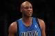LOS ANGELES, CA - JANUARY 16: Lamar Odom #7 of the Dallas Mavericks gets an ovation from the crowd includin actor Jack Nicholson as he enters the game against the Los Angeles Lakers at Staples Center on January 16, 2012 in Los Angeles, California. NOTE TO USER: User expressly acknowledges and agrees that, by downloading and or using this photograph, User is consenting to the terms and conditions of the Getty Images License Agreement. (Photo by Stephen Dunn/Getty Images)