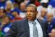 PHILADELPHIA, PA - MAY 23: Head coach Doc Rivers of the Boston Celtics walks the court during the game against the Philadelphia 76ers in Game Six of the Eastern Conference Semifinals in the 2012 NBA Playoffs at the Wells Fargo Center on May 23, 2012 in Philadelphia, Pennsylvania. NOTE TO USER: User expressly acknowledges and agrees that, by downloading and or using this photograph, User is consenting to the terms and conditions of the Getty Images License Agreement. (Photo by Drew Hallowell/Getty Images)