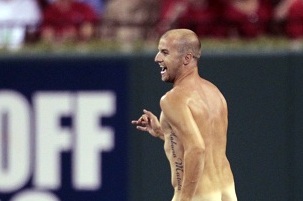 Busch Stadium streaker 'lost a bet' 