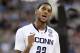 HOUSTON, TX - APRIL 02: Roscoe Smith #22 of the Connecticut Huskies reacts against the Kentucky Wildcats during the National Semifinal game of the 2011 NCAA Division I Men's Basketball Championship at Reliant Stadium on April 2, 2011 in Houston, Texas. (Photo by Andy Lyons/Getty Images)