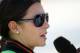 DARLINGTON, SC - MAY 11: Danica Patrick, driver of the #10 GoDaddy.com Chevrolet, speaks to the media during qualifying for the NASCAR Sprint Cup Series Bojangles' Southern 500 at Darlington Raceway on May 11, 2012 in Darlington, South Carolina. (Photo by Jamie Squire/Getty Images)