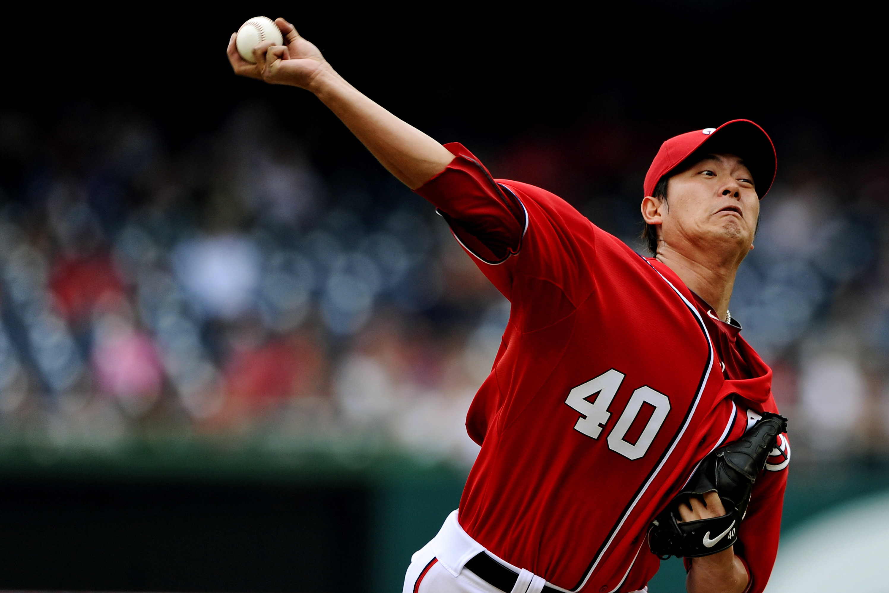 Chien-Ming Wang continues to struggle in the bullpen, with release - The  Washington Post