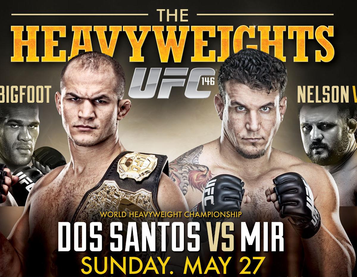 UFC 146 Fight Card Junior dos Santos vs. Frank Mir Drinking Game