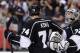 LOS ANGELES, CA - MAY 17: Dwight King #74 and Jonathan Quick #32 of the Los Angeles Kings celebrate the Kings 2-1 victory against the Phoenix Coyotes in Game Three of the Western Conference Final during the 2012 NHL Stanley Cup Playoffs at Staples Center on May 17, 2012 in Los Angeles, California. (Photo by Harry How/Getty Images)