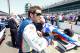 INDIANAPOLIS, IN - MAY 19: Marco Andretti the driver of the Team RC Cola car prepares for his qualifying run for the Indianapolis 500 at Indianapolis Motor Speedway on May 19, 2012 in Indianapolis, Indiana. (Photo by Andy Lyons/Getty Images)