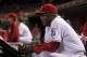 CINCINNATI, OH - SEPTEMBER 20: Dusty Baker #12 of the Cincinnati Reds reacts to his team's play against the Houston Astros at Great American Ball Park on September 20, 2011 in Cincinnati, Ohio. (Photo by John Sommers II/Getty Images)