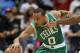 ATLANTA, GA - MAY 08: Guard Avery Bradley #0 of the Boston Celtics dribbles during Game Five of the Eastern Conference Quarterfinals of the NBA Playoffs against the Atlanta Hawks at Philips Arena on May 8, 2012 in Atlanta, Georgia. NOTE TO USER: User expressly acknowledges and agrees that, by downloading and or using this photograph, User is consenting to the terms and conditions of the Getty Images License Agreement. (Photo by Mike Zarrilli/Getty Images)