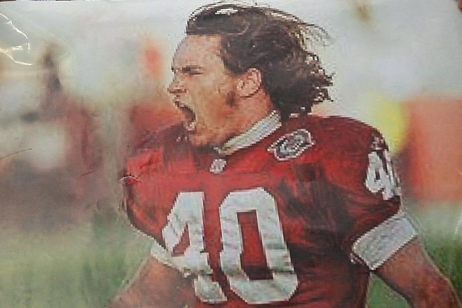 Pat Tillman Arizona Cardinals Autographed RP 4x6 5x7 4x6 