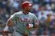 Was the Phillies' Ty Wigginton peeking at the scoreboard to see how many RBI he had on Monday?