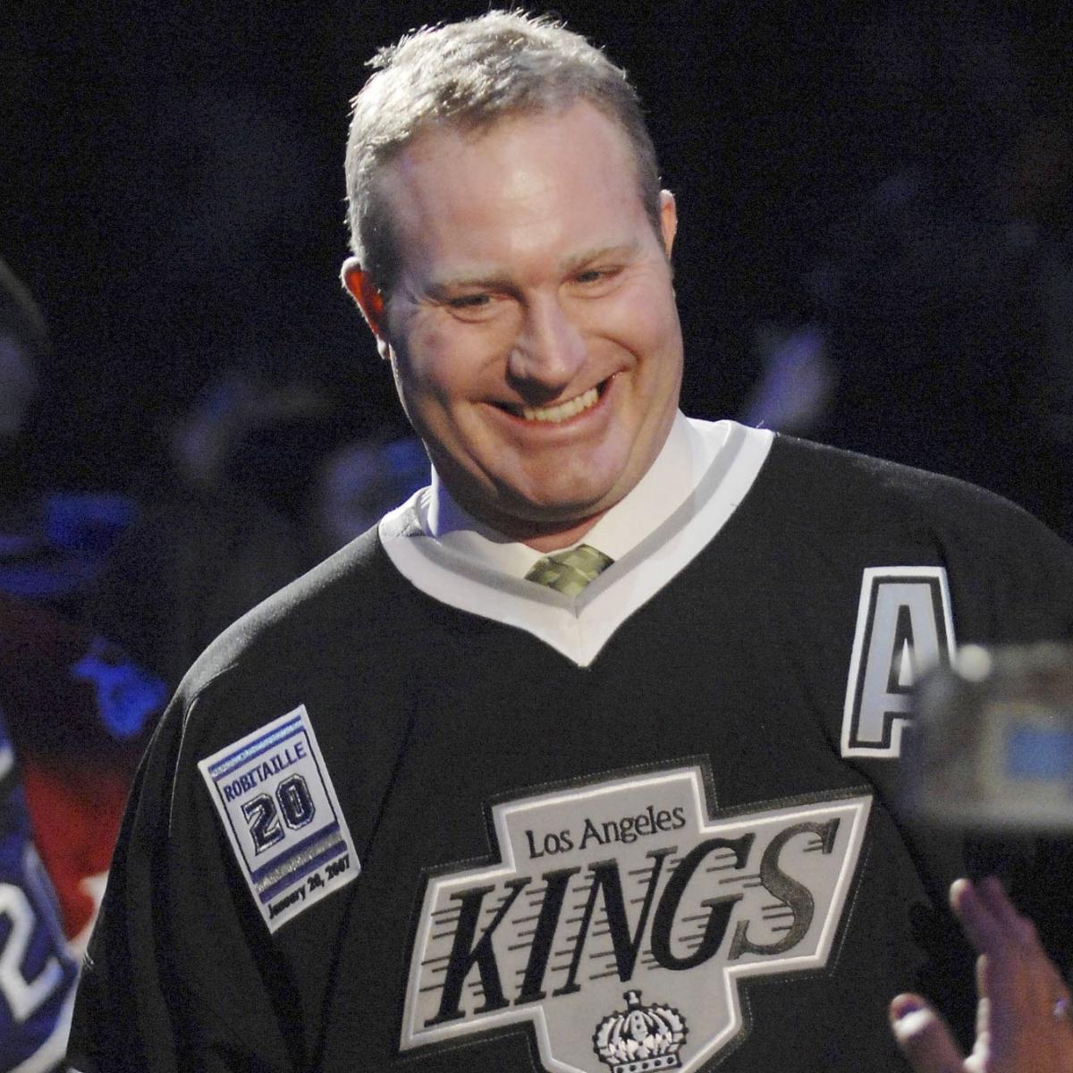 Los Angeles Kings Marty Mcsorley Official Black Old Time Hockey