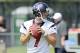 HOUSTON - MAY 21: Quarterback Case Keenum #17 of the Houston Texans during the first day of OTA's at the Methodist Training Center at Reliant Park on May 21, 2012 in Houston, Texas. (Photo by Bob Levey/Getty Images)