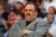 DENVER, CO - APRIL 22: Head coach Stan Van Gundy leads the Orlando Magic against the Denver Nuggets at Pepsi Center on April 22, 2012 in Denver, Colorado. The Nuggets defeated the Magic 101-74. NOTE TO USER: User expressly acknowledges and agrees that, by downloading and or using this photograph, User is consenting to the terms and conditions of the Getty Images License Agreement. (Photo by Doug Pensinger/Getty Images)