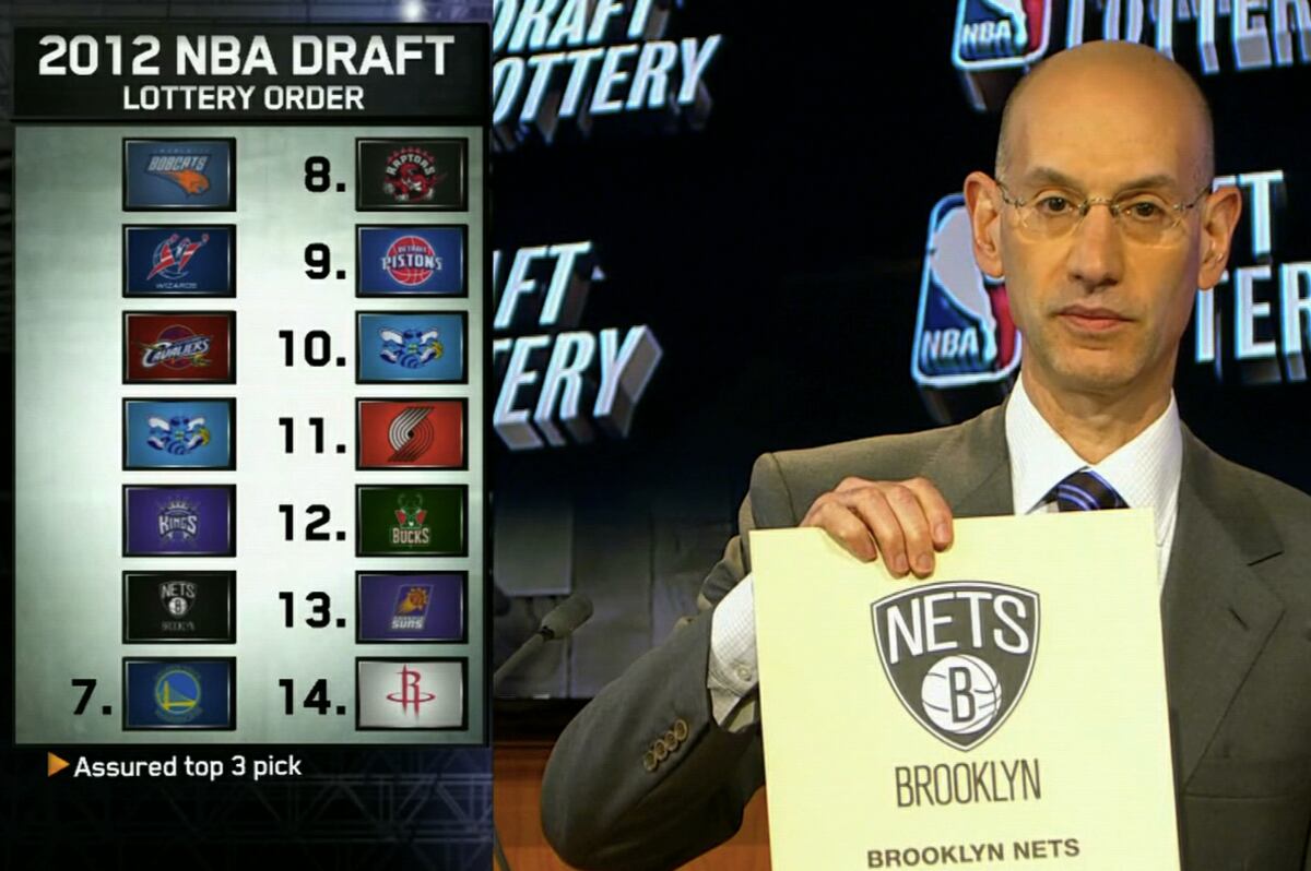 Brooklyn Nets Draft Lottery 2012: 6th Pick to Blazers, Not Nets