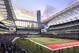UNDATED: In this rendering released by AEG, the proposed football stadium to house a NFL team in Los Angeles, California is seen. It was announced February 1, 2011 that AEG has sold the naming rights for the proposed stadium to Farmers Insurance Group for $650,000, calling the stadium 'Farmers Field.' (Illustration by AEG via Getty Images)