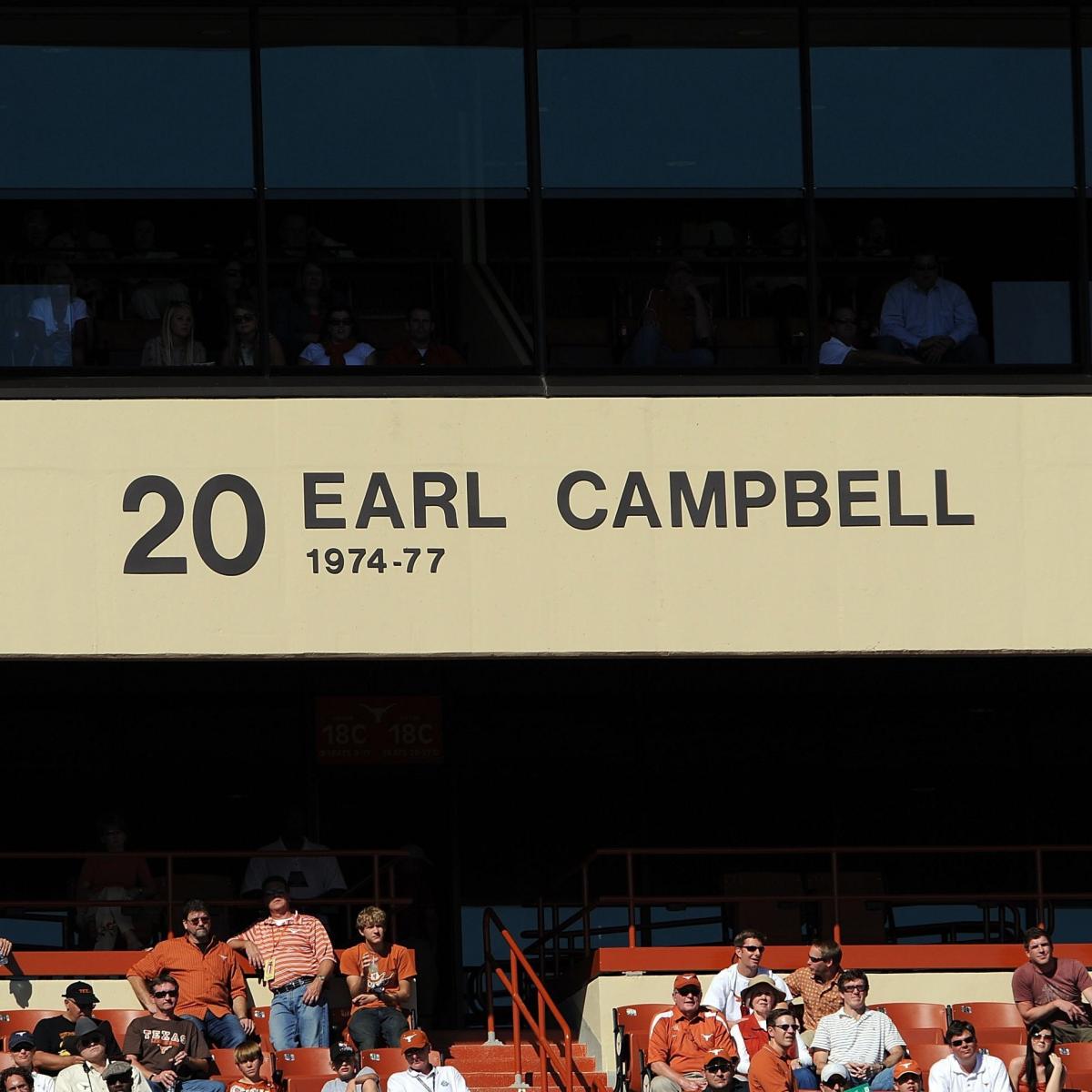 Earl Campbell #3 Power Back of all time. 