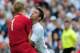 LONDON, ENGLAND - JUNE 02: Gary Cahill (R) of England collides with goalkeeper Joe Hart of England after he was pushed by Dries Mertens of Belgium (not pictured) during the international friendly match between England and Belgium at Wembley Stadium on June 2, 2012 in London, England. (Photo by Shaun Botterill/Getty Images)