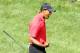 DUBLIN, OH - JUNE 03: Tiger Woods celebrates after chipping in for birdie on the par 3 16th hole during the final round of the Memorial Tournament presented by Nationwide Insurance at Muirfield Village Golf Club on June 3, 2012 in Dublin, Ohio. (Photo by Andy Lyons/Getty Images)