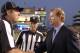 NFL commissioner Roger Goodell stands with referee Walt Coleman prior to the start of the game between Pittsburgh and Miami at Heinz Field, September 7, 2006. The Steelers defeated the Dolphins, 28-17. (Photo by Al Messerschmidt/Getty Images)