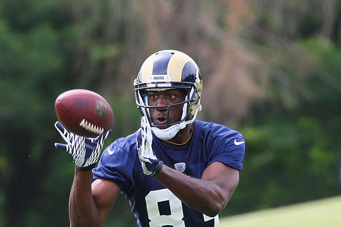 St. Louis Rams wide receiver Brandon Gibson (11) is seen before