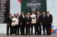 ST PAUL, MN - JUNE 24: Sixteenth overall pick Joel Armia by the Buffalo Sabres stands onstage for a photo with members of the Buffalo Sabres organization during day one of the 2011 NHL Entry Draft at Xcel Energy Center on June 24, 2011 in St Paul, Minnesota. (Photo by Bruce Bennett/Getty Images)
