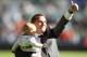 SWANSEA, WALES - MAY 13: Swansea City Manager Brendan Rodgers waves to fans after the Barclays Premier League match between Swansea City and Liverpool at the Liberty Stadium on May 13, 2012 in Swansea, Wales. (Photo by Bryn Lennon/Getty Images)