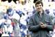 EAST RUTHERFORD, NJ - FEBRUARY 07: Eli Manning #10 of the New York Giants speaks to fans at a rally to celebrate the New York Giants' Super Bowl victory at MetLife Stadium on February 7, 2012 in East Rutherford, New Jersey. The Giants defeated the New England Patriots 21-17 in Super Bowl XLVI at Lucas Oil Stadium on February 5, 2012 in Indianapolis, Indiana. (Photo by Jeff Zelevansky/Getty Images)